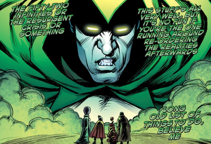 Illustration for article titled Ennis and Constantine reunite to poke fun at DC in Sixpack And Dogwelder #2
